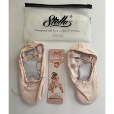 Stelle Pink Girls Ballet Slipper Yoga Dance Toddler / Little Kid - Size 1 M/L