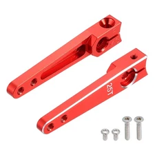 Aluminum Alloy 1.5 Inch 25T Steering Servo Arm Horn Red for Car Pack of 2