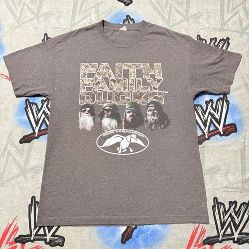 Duck Commander Faith Family Ducks Men's L T-Shirt Dynasty