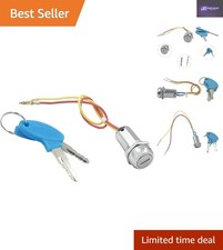 Durable Universal Ignition Starter Switch with 2 Keys for Electric Vehicles