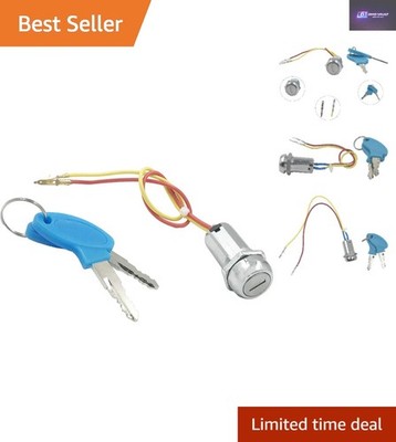 Robuster Universal Zündanlassschalter mit 2 Schlüsseln für Elektrofahrzeuge