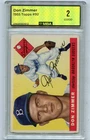 1955 TOPPS BASEBALL #92 DON ZIMMER, BROOKLYN DODGERS - MBA 2 GOOD (50612)