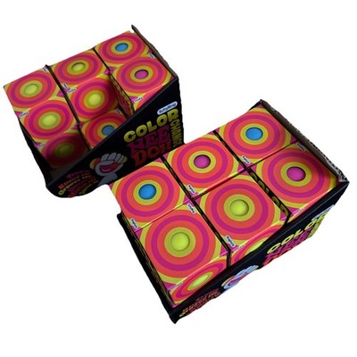 Nee Doh Color Change! Lot of 21 6 Pink, 8 Yellow, 7 Blue w/ box. 100% Authentic 