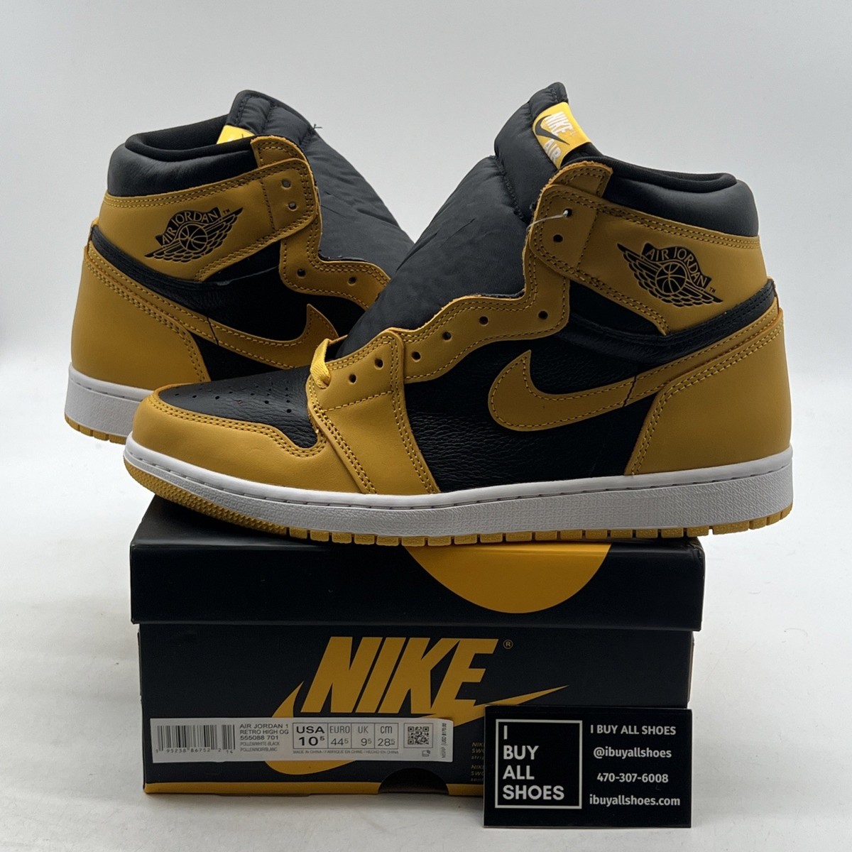 Size 10.5 - Jordan 1 Retro OG High Pollen for sale online | eBay