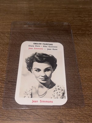 1953 R778 Maple Leaf Gum English Filmstars JEAN SIMMONS High Grade Example!!!