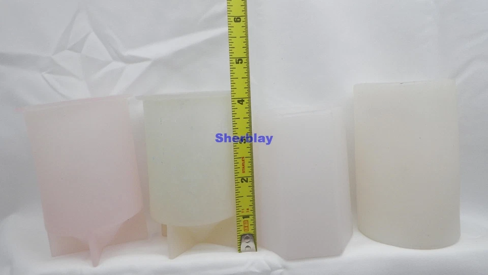 Enorme Lote LG 27 Moldes de Jabón para Velas Silicona Plástico Artesanía Pilar Flor Mujeres ++ Foto 4 de 4