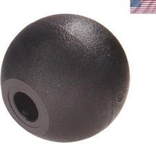 Versatile Black Ball Knobs, 3 Pack - Modern Style, Vibration Resistant Design