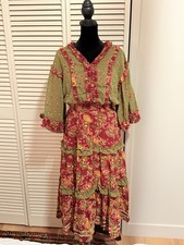 Ulla Johnson Women's Floral Long Sleeve Dress Size M