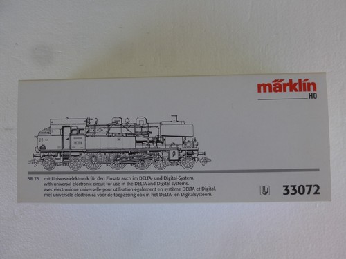 Märklin H0 Dampflok 33072 BR 78 Digital Delta in OVP | Condition: Gebraucht