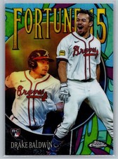 2025 Topps Chrome Update Drake Baldwin #F15-19 Fortune 15 (RC) Rookie Braves MLB