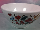 NUOVA DERUTA Italian Colorful Hand-Painted Floral Bird Pattern 5" Ceramic Bowl — photo 4