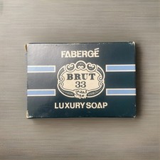 Vintage Faberge Brut 33 Luxury Soap In Original Box - Rare Find - LOOK