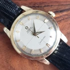 1958 Vintage Omega Seamaster Automatic Watch Crosshair Dial Cal. 500 14KGF, READ