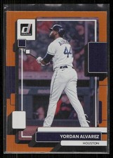 Yordan Alvarez 2022 Donruss #140 Holo Orange Houston Astros