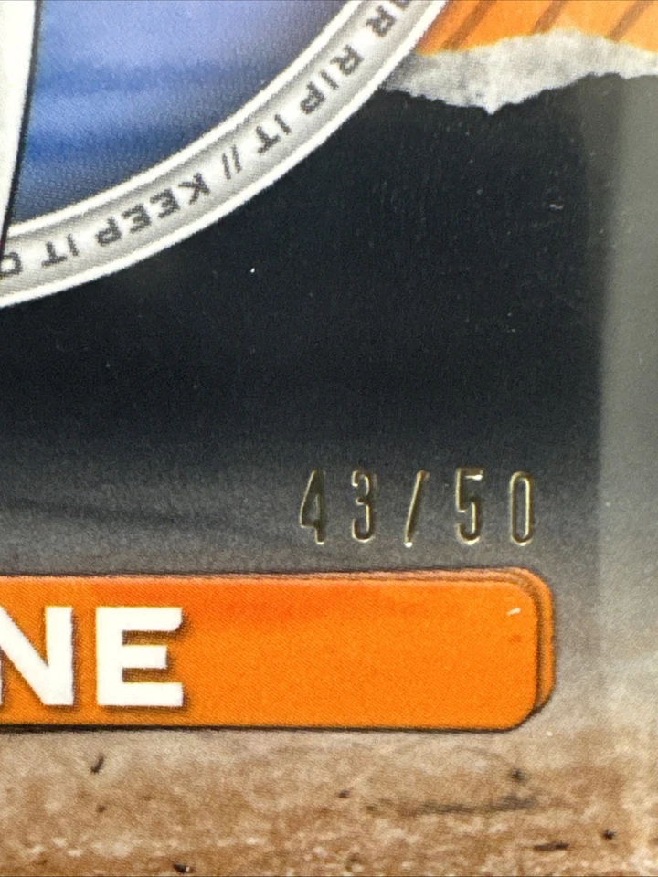 2023 Topps RIP Black Riley Greene #ed 43/50 UNRIPPED - Tigers - Rookie - Image 3 of 3