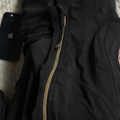 Lululemon Define Women s Jacket Size 4 Black Full Zip Zip Pockets Slim