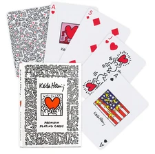 KEITH HARING PREMIUM PLAYING CARDS DECK THEORY 11 MADE IN USA GRAFFITI NEW