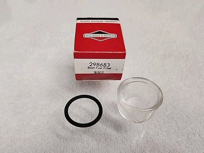 #ad New Briggs And Stratton OEM Fuel Filter Bowl 298683 $12.95