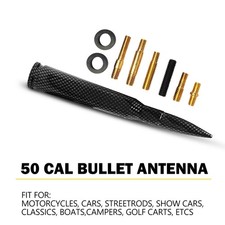 BULLET ANTENNA Carbon fiber CAL 50 Fit CHEVROLET SILVERADO SIERRA GMC 1500/2500