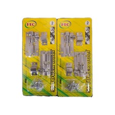 4x 2? PadBolt Pad bolts Slide Door Barrel Bolt Pad Lock W Screws Stainless #1003