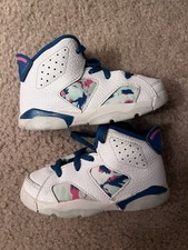 Nike Air Jordan 6 Retro Green/Abyss White/Laser Fuchsia TD 7C