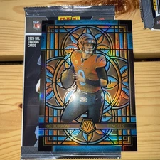 2025 Panini Mosaic Joe Burrow Bengals Stained Glass SSP Case Hit #5  Jumbo