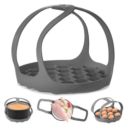#ad Pressure Cooker Sling Silicone Bakeware Sling for 6 Qt 8 Qt 6 Qt Gray $18.60