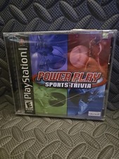 Power Play Sports Trivia PS1 PlayStation NEW Factory Sealed Black Label CRACKED