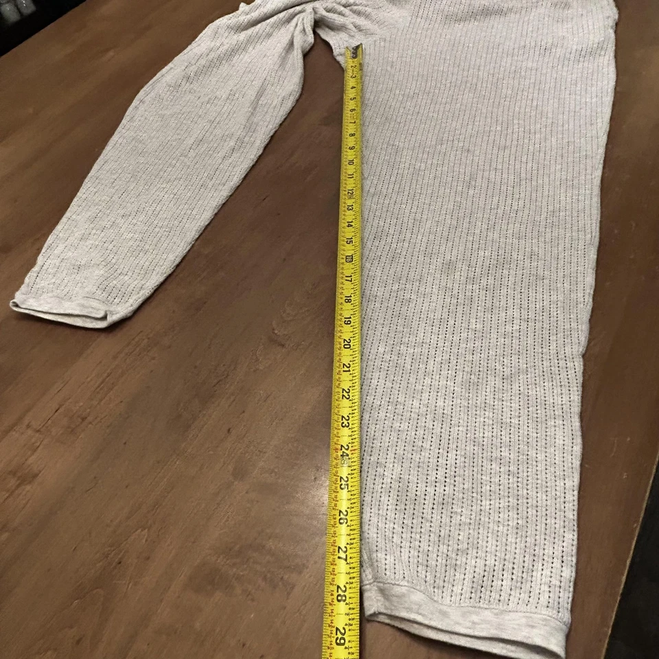 Винтажный женский костюм Victorias Secret Union большая вафельная вязаная цветочная нашивка 90-е - Изображение 4 из 4