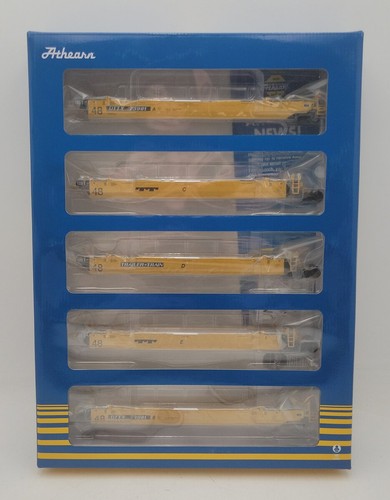 Coches de pozo Athearn 98944 HO Maxi-III, DTTX #73981 (5) MT/caja | Condition: New