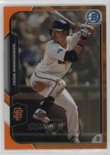 2015 Bowman Chrome Orange Refractor /25 Norichika Aoki #101 0b0