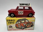 Vintage Corgi 339 BMC Mini Cooper S Monte Carlo. VN Mint in Exc. Original Box.