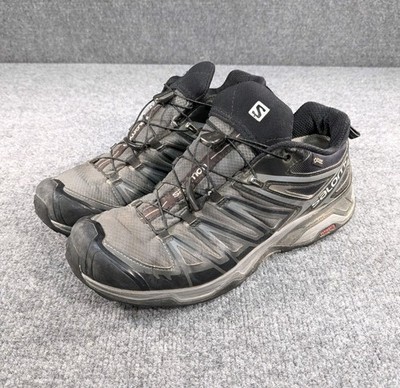 Salomon X Ultra 3 GTX Hiking Shoe - Men's Size 10.5 'Black/Silver/Gray' (398672)