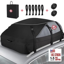 Rooftop Cargo Carrier, 20 Cubic Feet Waterproof Vehicle Soft-Shell Carriers