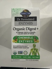Garden of Life Dr. Formulated Enzymes Organic Digest Supplement - 90 Ct Exp 8/26