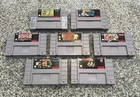 Super Nintendo Game Lot Bundle (UNTESTED)