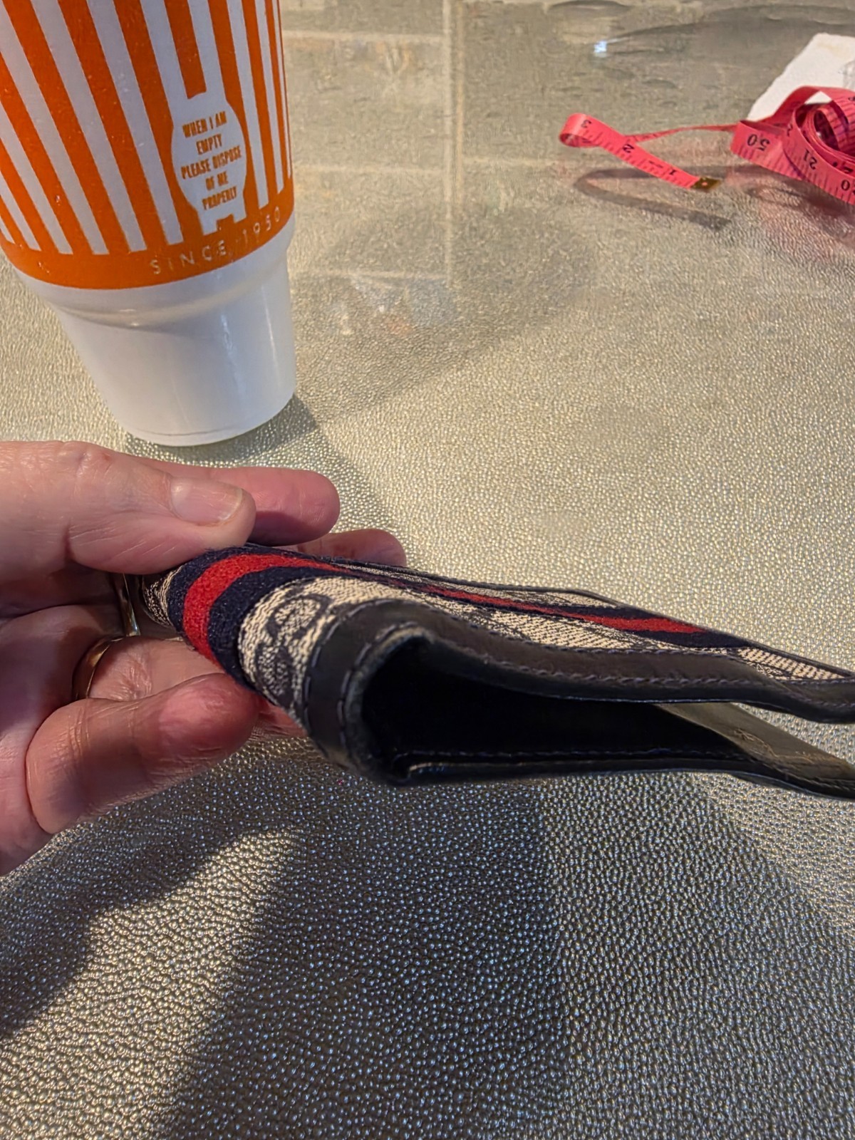 Auth. Gucci Accessory Collection Monogram with Re… - image 10