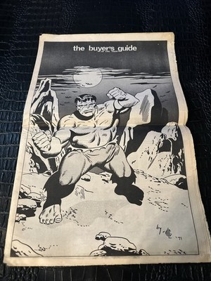 THE BUYER'S GUIDE FOR COMIC FANDOM #7 1971 NEWSPAPER BOOK MAGAZINE