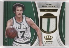 2018-19 Panini Crown Royale Jerseys Prime 1/10 John Havlicek #J-JH HOF 0c3
