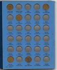 Lincoln Cent 1909-1940 Partial Set 37  Coins (Includes 1909 VDB ) Whitman Album