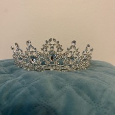 Princess Tiara Crown Wedding Headband Bridal Hair Accessory