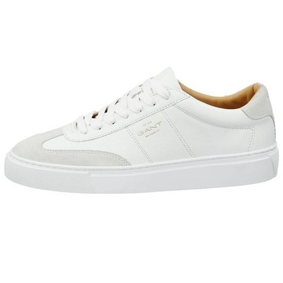 GANT Men's Sneakers - Mc Julien, Lace Up, Trainers, Low, Real Leather White