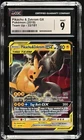 Pokémon Pikachu & Zekrom GX 33/181 Ultra Rare Full Art Holo Sm-Team Up CGC 9