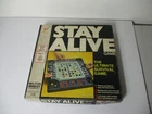 1971 Stay Alive Board Game Vintage Milton Bradley MB 100% COMPLETE