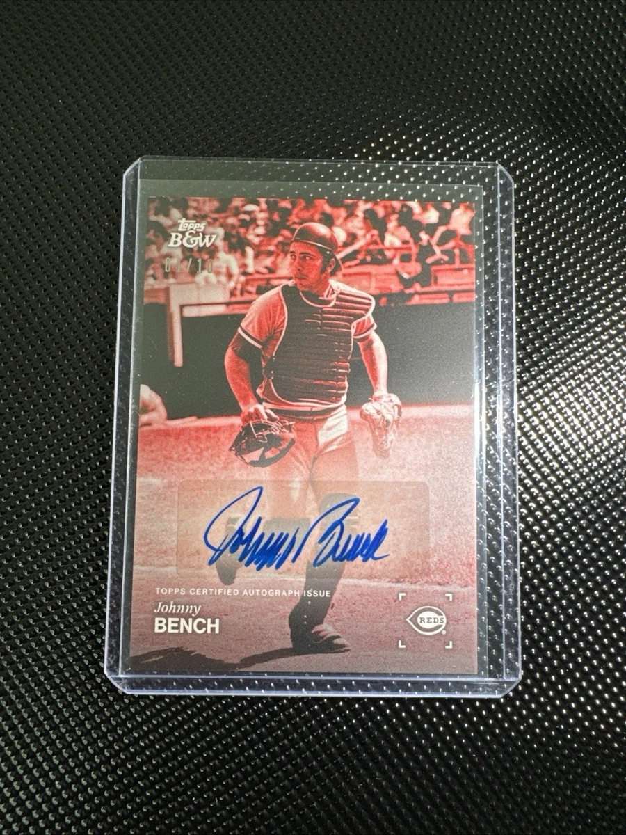 Johnny Bench Autographed Baseball Cards for sale | eBay