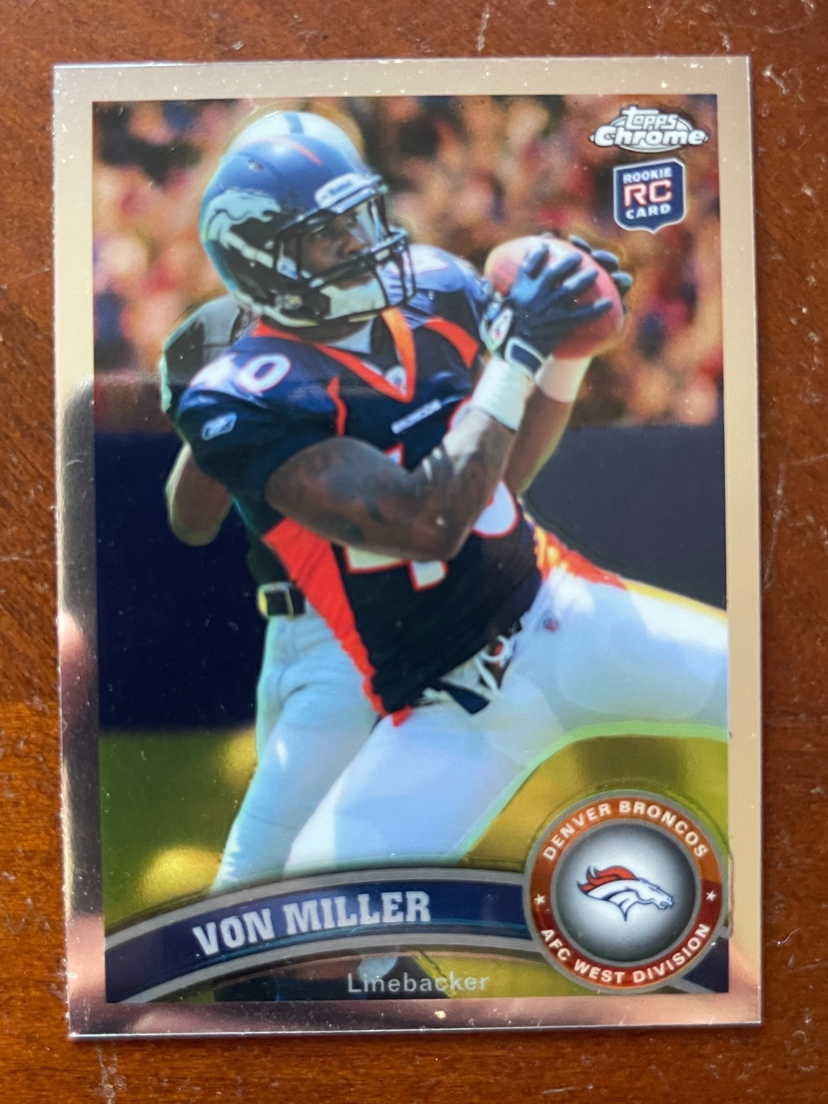 2011 Topps Chrome #212 - Von Miller Rookie RC