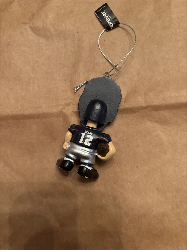 Tom Brady Patriots adorno de Navidad para siempre coleccionables Foto 4 de 4