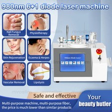980 Nm Diode Laser Machine for Skin Fungal Infection Image Vascular Vein Removal