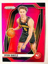 2024-25 Panini Select Dyson Daniels PINK Prizm Card SP #/249 Hawks Star!