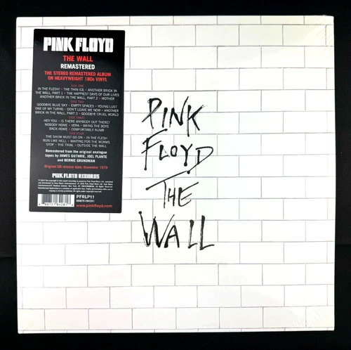 Pink Floyd The Wall 180g vinyl record LP 2016 Classic Rock 70s New Sealed